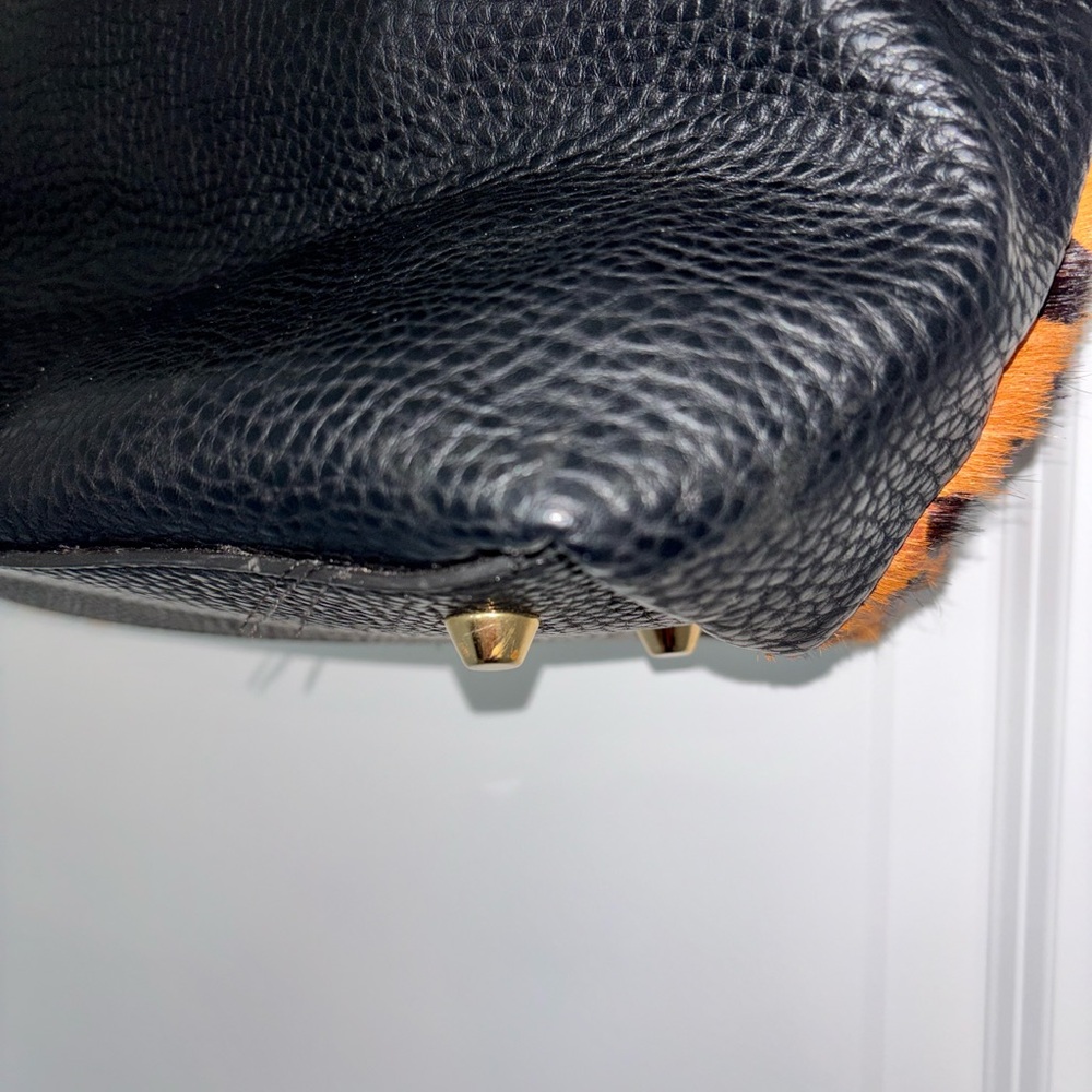 Pony Hair Leopard/Cheetah Print Travel/Gym Statement Tote by Toss Designs - Picture 14 of 16